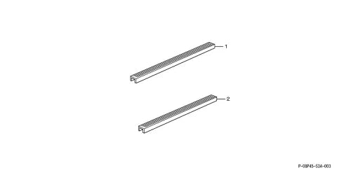 Acty Truck Genuine HA8 HA9 Gate Protector Rubber Honda Bed Mall Tilt Keitora