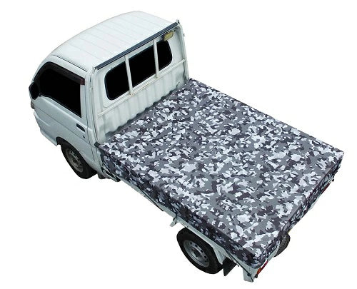 Durable Bed Rubber Mat Bed Sheet Camouflage Gray Truck Sheet Cover Carry Hijet