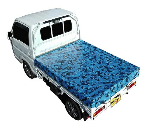 Bed Rubber Mat & Gate Protector & Bed Seat Blue Truck Seat Hijet Minicab Sambar